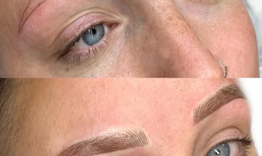 Microblading healing process